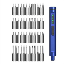 Șurubelniță electrică ES480 cu 48 de biți din oțel aliat, iluminare LED