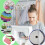 2Rolls JellyRoll ταινίες batting για χαλιά 2 1/4 σε 70 γιάρδες 2