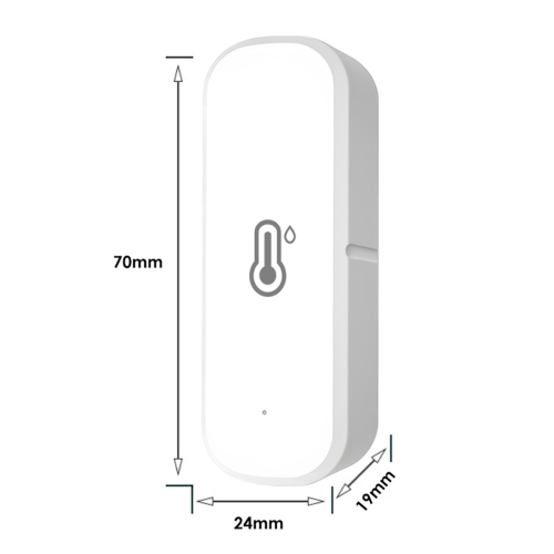 ZigBee Fugtigheds- og Temperatursensor Smart Hygrometer Termometer 1