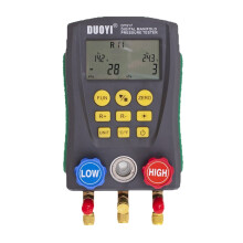 Pressure Gauge Refrigeration Manifold Teste Kit no clip