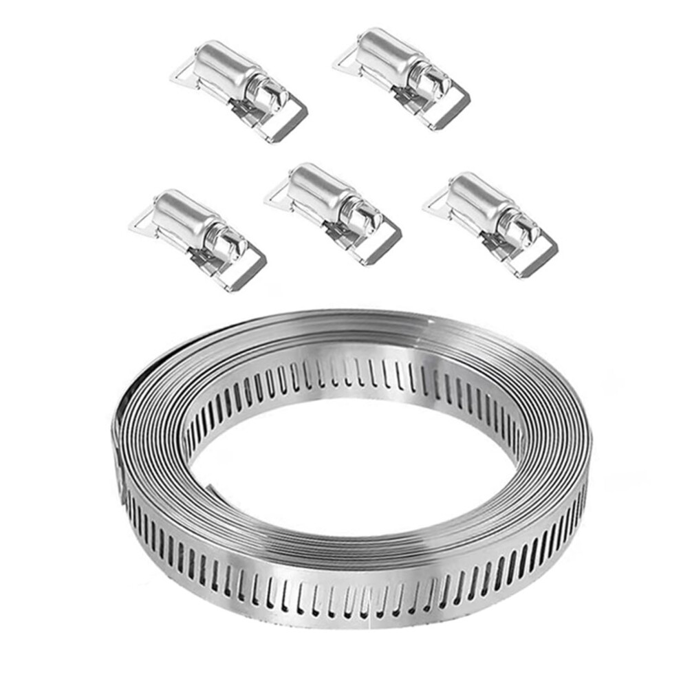 Stainless Steel Hose Clamp Assortment Kits Adjustable Gear Hose Clamps With Screws For Automotive And Plumbing Applications 9016109848383