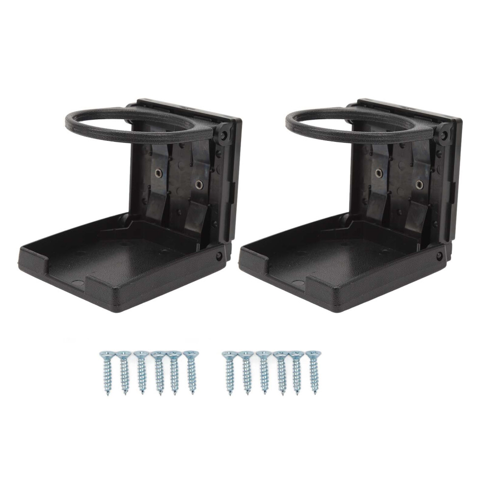 2 Pcs Folding Cup Holder 73Mm Compact Space Saving 8320539199719