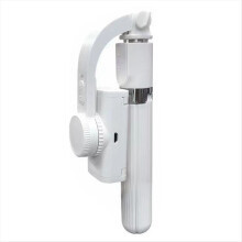L08 Gimbal állvány szelfi bot Bluetooth kézi stabilizátor fehér