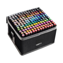 (120 colors) 24-120 Color Double Headed Art Marker Pen Set For Draw Sketching Oily Based Markers Graffiti School Art Supplies Stationery