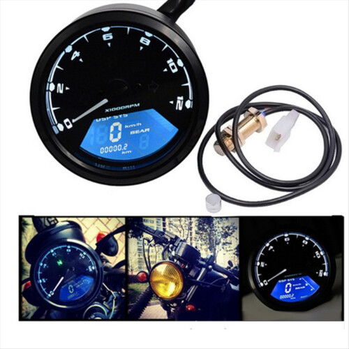 Odômetro e tacômetro LCD para motocicleta com sensor de indução 1