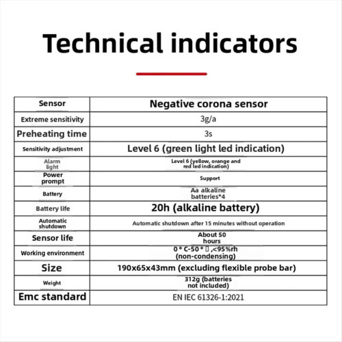 UT336A Kølemiddellækagedetektor Cfcs Hcfcs Hfcs Lækagetester 1