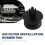 Car Rubber Pad Air Cleaner Assembly Mount Rubber Cushion for 4