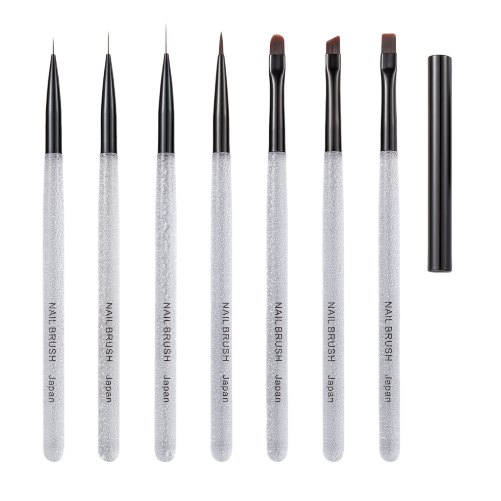 7Pcs Nail Art Liner Brushes Set Nail Gels Polish Painting Nail