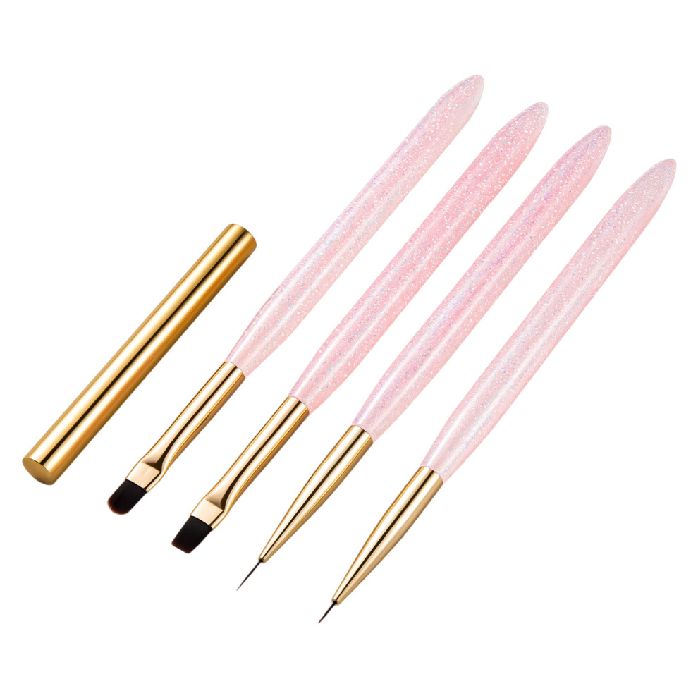 4pcs Professional Nails Art Brushes Nail Dotting Pen for