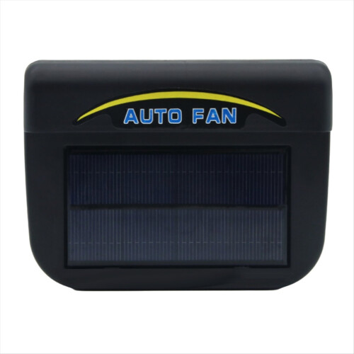 Solární ventilátor do auta s ventilátorem do oken