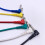 6Pcs Guitar Patches Cable Instrument Connector Right Angle 7