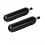 6 tommer Black Shock Sliders bagpå Crash Bar Mount til 4