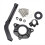 Motorrad Einstellbare Lenkung Dämpfer Stabilisator Halterung Montage Kit 1