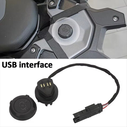 Motorcykelbagagebærer med USB-interface til C400GT C400X 2025 2