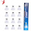 REGAIL 12Pcs Imitation Nylon Feather Badminton 2