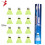 REGAIL 12Pcs Imitation Nylon Feather Badminton 5