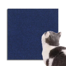 30x30cm Non-Slip Self-Adhesive Carpet Floor Tiles, 10-Pack Peel and Stick Royal Blue DIY Noise Reducing Mats