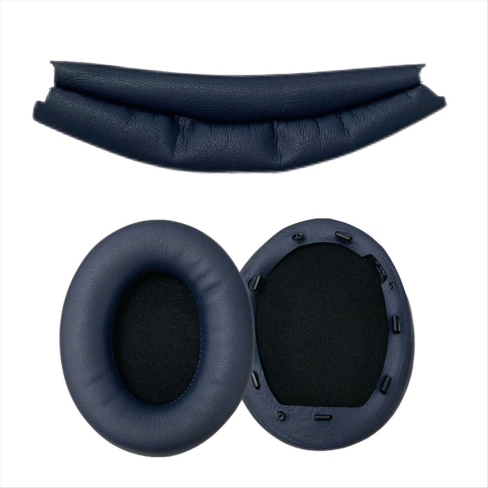Replacement Pu Earpads & Headband Cover Blue 4851660312509