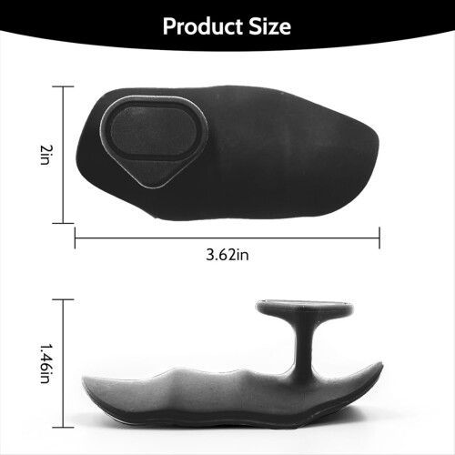 1 conjunto de luvas ergonômicas antiderrapantes para exercícios 2