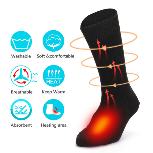 Electric Heated Socks Battery Powered Cold Weather 2