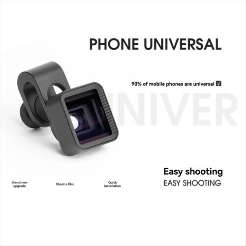 Phone Anamorphic Lens 1.33X Wide-Angle Smart Phone Lens 1
