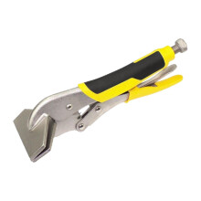 Locking Sheet Metal Clamp Duckbill Pliers, Multi-Functional, Wear-Resistant, Alloy Steel, 9-Inch