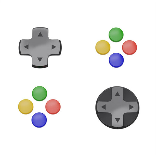 For Switch 2 beskyttelsesetui + D-pad-knappdekselsett 1