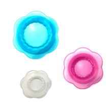 Capa de silicone para armazenamento de alimentos, capa de vedação elástica multicolorida