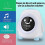 Kids Light Alarm Clock, Kids Sleep Trainer with 5 Color Changes, USB Rechargeable (Blue) 3