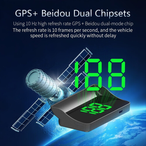 Display Head-Up per auto HUD MPH Tachimetro Proiettore per parabrezza 1