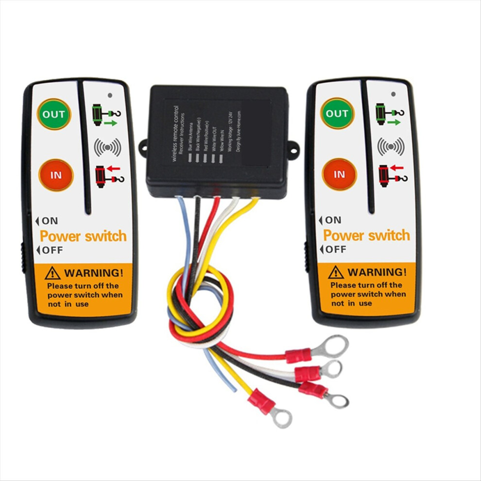 Universal Winch Electric Wireless Remote Control Switch Kit For Light 4851660366939