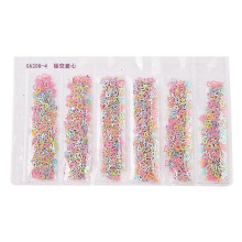 (CA208-4) Sweet Style Colorful Sequins Set Safe Manicure Pet Nail Art Sequins 2025