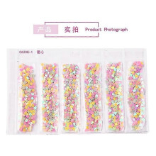 (CA208-1) Sweet Style Colorful Sequins Set Safe Manicure Pet Nail Art Sequins 2025