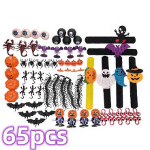 (65pcs) Halloween Party Favors for Kids, Halloween Toys Gifts Goodie Bag 2025