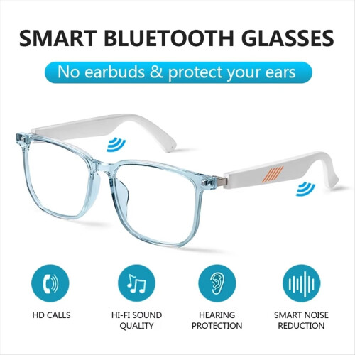 MZ06 Smart Bluetooth 5.3 Solbrillehovedtelefoner med Højttaler 1