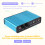 Placa de som USB 2.0, placa de som externa de 6 canais 5