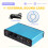 Placa de som USB 2.0, placa de som externa de 6 canais 4