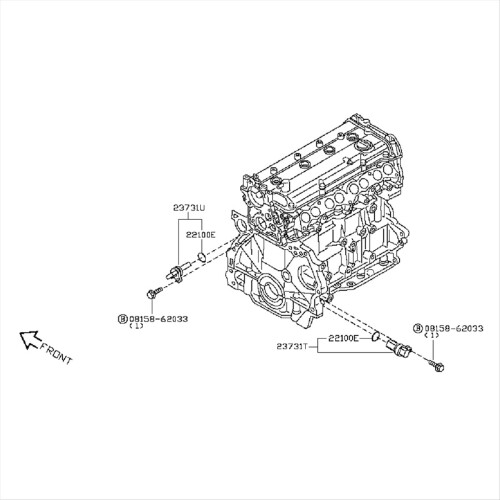 23731AL60C Veivakselposisjonssensor for bil 1