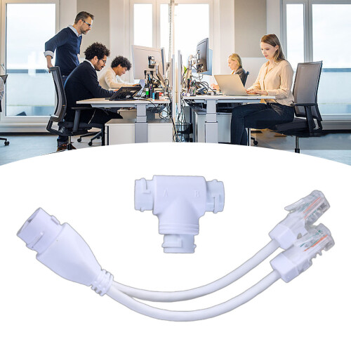 POE Splitters 2-in-1 Networking Cabling Connectors Three-way 2