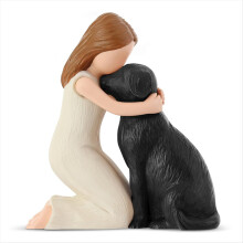 Estatuetas Love My Dog, presentes de amizade para anjos caninos