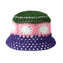 Handmade Bucket Hat Elegant Colorful Decorated Cloches Style for