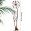Decorative Rusty Dandelions Plant Stake Outdoor Iron Artwork 2