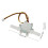 Water Fluidmeter 0.3-10L/Min Flowmeter Liquid Flowmeter for 3