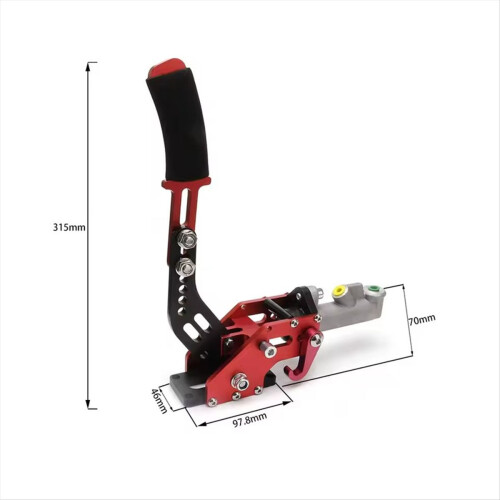 Hydrauliczny hamulec ręczny do samochodu czarny 2