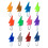 12Pcs Reflective Pendant Safety Reflective Pendant Reflector 1