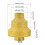 Step Drill Bit Straight Grooved Hole Cutter Metal Cone Drill Bit 3