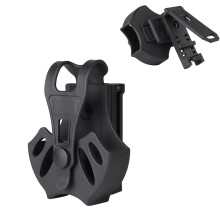 Handcuff Holster Tactical Handcuff Holder Case Security Pouch Quick Release for 2'' to 2.25'' Belts Black Nylon