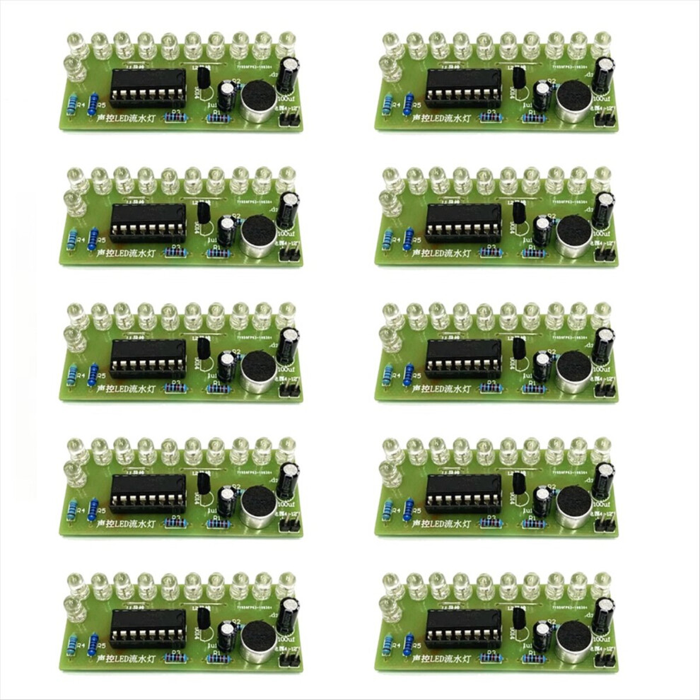 Diy Electronic Kit Module Voice Activated Led Water Kit Light 4853673821825