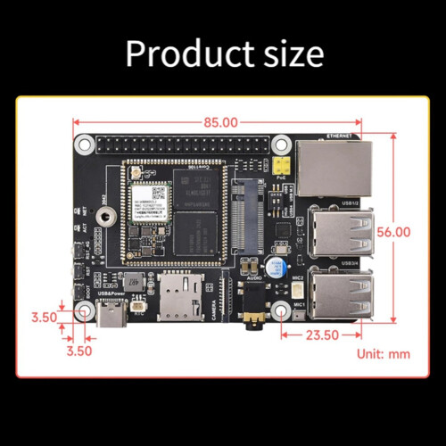 Pi A 4G Kit OnBoard RV1106 Linux-udviklingskort 2
