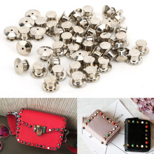 Pin Keeper Befestigungen 50 Stück 7x10mm Nickel für Hüte, Taschen, Lanyards